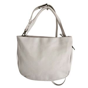 The Sak Collective Pebbled Leather Ivory Crossbody Bag